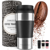 1 x RAW Customer Returns Thermo mug coffee mug to-go stainless steel - 360ml thermo drinking cup leak-proof dishwasher safe BPA-free 4h hot - 8h cold vacuum insulated cup Tea coffee travel mug cup cafe thermos cup - RRP €23.18