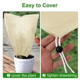 4 x Brand New 2 Pack Large Plant Covers Winter Protection 240 x 200cm Outdoor Plant Frost Protection with Zipper Drawstring Breathable Plant Winter Covers Tents - RRP €141.12