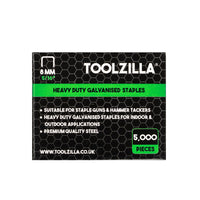 1 x RAW Customer Returns TOOLZILLA Staples for Staple Gun, Galvanized, 8 mm, 5,000 pieces, B08L6Z9CB1 - RRP €14.4