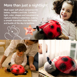 1 x RAW Customer Returns Cloud b Soothing Night Light Star Projector Gentle Brightness 3 Colors 8 Constellations Automatic Switch-off Twilight Ladybug Red - RRP €31.85