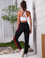 1 x RAW Customer Returns Marvmys Jogging Pants Women Cotton Contrasting Colors Sports Pants Long Tracksuit Pants Women Training Pants Style BC XL - RRP €22.99