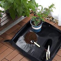 14 x Brand New Large Plant Repotting Mat, Plant Gardening Mat, Gardening Mat, 29.5 x 29.5 Thickened Waterproof Foldable Indoor Plant Grow Mat Black  - RRP €319.2