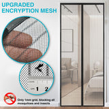 13 x Brand New DESIGN4DOOR Magnetic Mosquito Net 110 x 210 cm for Door Window, Latest Version of Mosquito Net Curtain with Magnets, Protect Your Family from Mosquitoes, Black - RRP €276.77