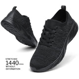 1 x Brand New hecodi Men s Running Shoes Walking Lightweight Sports Fashion Sneakers Comfortable Breathable Casual Sneakers Black Black2238, Adult, Men, Numeric 40, Numeric, eu Footwear Size System, medium  - RRP €37.31