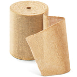 1 x RAW Customer Returns HEETA jute table runner table ribbon natural, jute ribbon table runner sold by the meter 20 cm wide can be cut to size for different desk sizes, table decoration for garden party, wedding, 20 m roll - RRP €32.99