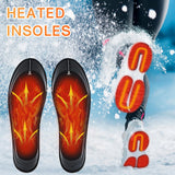 8 x Brand New Ulikey Heated Insoles, Winter Thermal Insoles, USB Rechargeable Electric Heating Insoles, Electric Foot Warmer Heating Sole for Women and Men, Cuttable and Washable, Size 35-44 - RRP €143.12