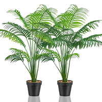 1 x RAW Customer Returns Lighterday Set of 2 Artificial Plants Large Artificial Plants Artificial Plant Fake Plant,Artificial Plants Like Real,Plastic Plant Tall for Office,Home,Indoor and Outdoor Decoration Small Palm Tree  - RRP €26.99