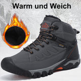 1 x RAW Customer Returns AX BOXING Winter Shoes Men Lined Non-Slip Hiking Boots Warm Snow Boots Winter Boots Trekking Shoes Ankle Boots 41-46 EU 1235 Dark Grey, 44 EU  - RRP €49.4