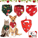 198 x Brand New Dog bandana Christmas, pack of 4 dog bandanas, dog Christmas bandana, bandana for dogs, dog bandana large small dogs, dog gifts, bandana dog Christmas costume - RRP €1544.4