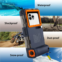 1 x RAW Customer Returns MRUOZRUI Professional Diving Phone Case, 15m Waterproof Phone Case for Diving and Snorkeling, Universal Underwater Photography Case for iPhone Series Samsung Galaxy LG Google etc. - RRP €39.99