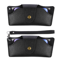 1 x Brand New BTHRORO Glasses Case Soft 2 Pack, Glasses Bag for Women Men Sunglasses Case, Glasses Case Leather PU, Glasses Case Glasses Case - RRP €27.6