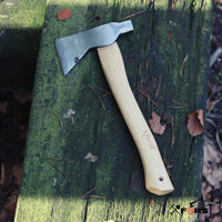 1 x RAW Customer Returns Xforst axe, hatchet, hand axe, splitting axe. With hickory handle, including hammer holder blade protection. Ideal for survival, bushcraft and outdoor. Model X-AH800. - RRP €28.5