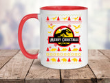 1 x RAW Customer Returns Cup with saying Jurassic Park Christmas Christmas cup with saying funny Christmas funny coffee mug with saying - RRP €20.4