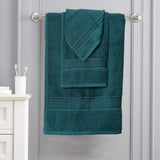 1 x RAW Customer Returns GLAMBURG Ultra Soft 6 Pack Cotton Towel Set Includes 2 Oversized Bath Towels 70 x 140cm, 2 Hand Towels 40 x 60cm and 2 Wash Bed Towels 30 x 30cm, Teal - RRP €19.99