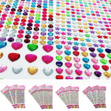 24 x Brand New Woohome 12 Sheets Self-Adhesive Rhinestone Rhinestones, Multicolored, Assorted Size, Crystal Gemstone Stickers for Manual DIY - RRP €720.0