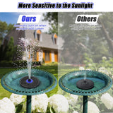 1 x RAW Customer Returns SZMP 2024 NEW Solar fountain for outdoors 100 glass, 3.5W solar pond pump with 8 DIY effects solar water pump solar floating fountain pump for garden, bird bath, pond, fish tank - RRP €18.83