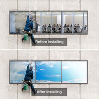 1 x RAW Customer Returns rabbitgoo Darkening Mirror Film for Windows 76x200cm rabbitgoo Reflective Window Film Anti 99 UV One-way Privacy Film Heat Control Suitable for Office Home - RRP €27.23