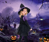 11 x RAW Customer Returns Funnlot Children s Witch Costume - Carnival Costumes Girls with Witch Dress Witch Hat Witches Broom Carnival Costume Children for Carnival L 10-12 Years  - RRP €110.77