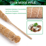 1 x RAW Customer Returns 114cm Monstera trellis, coconut stick for plants, moss stick, plant stick Monstera for plants plant support plant stick for climbing plant growth - RRP €12.08