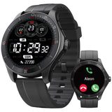 1 x RAW Customer Returns TOOBUR Smartwatch Men Alexa Built-in with Phone Function, 44mm Fitness Watch with Heart Rate Pedometer Sleep Monitoring Heart Rate Monitor IP68 Waterproof, Compatible Android iOS - RRP €39.99