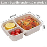 1 x RAW Customer Returns Woplagyreat lunch box lunch box adults bento box 4 pieces with compartments lunch lunch boxes bread box snack box breakfast box food box sandwich box snack box bento box snack box breakfast bread box - RRP €15.42