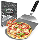 1 x RAW Customer Returns Stainless steel pizza peel for the grill oven, pizza shovel with practical folding handle for easy storage - RRP €24.95