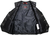 1 x RAW Customer Returns MDM motorcycle leather vest for women XL  - RRP €79.67