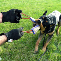 1 x RAW Customer Returns onebarleycorn Bite sausage for dogs, 30 cm, with two loops - dog toy tug toy dog bite sausage very robust dog toy for K9 training, tug of war and tug games with large dogs - RRP €16.81