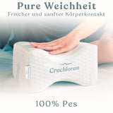 10 x RAW Customer Returns Cruchlorent Lunar Grid - Orthopedic Memory Foam Leg Pillow - Calibrated For Sleeping On Your Side With Support Up To 95 Kg. Fights Lower Back, Hip, Knee And Sciatic Nerve Pain. - RRP €210.0