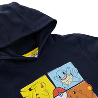 1 x RAW Customer Returns Pokemon Sweater Pikachu Hoodie Boys Bulbasaur Charmander Squirtle Gaming hoodie for boys Pok mon clothing for children multicolored 134 - RRP €18.85