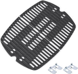 1 x RAW Customer Returns GFTIME 7644 32.3 x 21.6cm Grill Grate Cast Iron Replacement Parts for Weber Q100, Q120, Q1000, Q1200, Q1400 Gas Grill, Cast Iron Grill Grate Accessories 2 Pieces - RRP €38.95