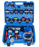 1 x RAW Customer Returns GOTLUCK 28PCS Cooling System Tester, Coolant Vacuum Filling Kit with Filling System, Universal Radiator Pressure Tester - RRP €87.72