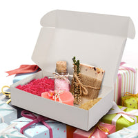 1 x RAW Customer Returns Kurtzy White Kraft Boxes with Lid 50pcs - Cardboard Box with Lid 19 x 11 x 4.5 cm - Confetti Boxes and Favor Boxes Easy Assembly for Parties, Birthdays, Weddings - RRP €29.89