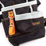 1 x RAW Customer Returns Sycess tool bag for electricians, black - RRP €20.4