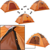 1 x RAW Customer Returns Clostnature 2 4 Person Camping Tent - Waterproof Outdoor Tent, Lightweight Dome Tent, Compact Tent with Small Size for Family, Beach Trips, Festivals, Parties - RRP €50.41