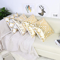 1 x RAW Customer Returns JOTOM Soft Cushion Cover Winter Warm Pillowcase Simple Print Sofa Home Decorative Art Fashion Decorative Pillow Cover 45 x 45 cm Set of 4 - RRP €18.48