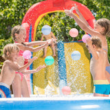 1 x Brand New Reusable Water Bomb, 10pcs Refillable Water Balloons for Kids and Adults, New Reusable Silicone Balloons for Summer Pool, Water Balloons Without Magnet - RRP €20.4