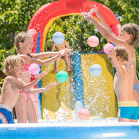 5 x Brand New Reusable Water Bombs, 20pcs Refillable Water Balloons for Kids and Adults, New Reusable Silicone Balloons for Summer Pool, Water Balloons Without Magnet - RRP €63.0