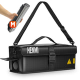 5 x RAW Customer Returns HENMI Ebike battery bag, 1000 C fireproof for safe storage, transport, charging, 41 x 13 x 12 cm - RRP €80.65