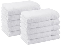 1 x RAW Customer Returns Utopia Towels - Pack of 10 guest towels 30 x 50 cm with hanging loop, small towels 100 cotton soft and absorbent guest towel set white  - RRP €28.99