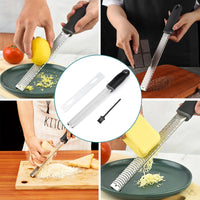 22 x RAW Customer Returns GMMG cheese grater, nutmeg grater, lemon grater, zester, ginger grater, zester, parmesan grater, kitchen grater, stainless steel cheese grater parmesan with protective cover cleaning brush - RRP €238.48