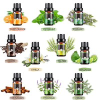 1 x RAW Customer Returns Aeshory Essential Oils for Diffusers 20 x 10 ml, 100 Pure Natural Aromatherapy Fragrance Oils Set Aroma Oil Gift Set for Soaps, Candles, Humidifiers, SPA, Massage - Frankincense, Cinnamon, Sandalwood, Geranium - RRP €25.2