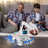 1 x Brand New Aottom Robot toy with LED light, robot with remote control 360 flips, gifts for girls and boys for children aged 4 and over, birthday gifts for Children s Day at Christmas - RRP €45.99