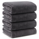 1 x RAW Customer Returns Orighty Bath Towel Set 68 x 137 cm - Soft Bath Towel Set, Highly Absorbent Microfiber Towels for Body, Quick Drying, Microfiber Bath Towels for Sports, Yoga, SPA, Fitness - Gray - RRP €30.48