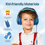 1 x RAW Customer Returns EarFun Kids Headphones 2-Pack, Kids Headphones with Cable, 85 94dB Volume Limiter, Foldable, Adjustable, Stereo Sound, HD Microphone, Audio Sharing, Over Ear Kids Headphones for School Travel - RRP €29.99