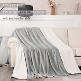 2 x Brand New VOTOWN HOME Cuddly Blanket Fluffy XXL Blanket 220x240 cm, Thick and Warm Sherpa Blanket, Oeko-TEX Certified Soft Fleece Blanket for Sofa Bed, Light Gray - RRP €59.78