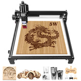 1 x RAW Customer Returns Yofuly 5W Laser Engraving Machine, 4240 CNC Laser Engraving Machine with 420x400mm Large Working Area, 5W Optical Power, Compressed Dot with Fixed Focus for Wood, Metal, Acrylic Glass, DIY Engraving - RRP €239.99