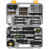 1 x RAW Customer Returns DEKO 148-piece tool set, household hand tool set, car repair tool set with pliers, screwdriver set, socket wrench set, suitable for car repair, home maintenance - RRP €59.99