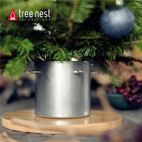 1 x RAW Customer Returns Tree Nest Christmas Tree Base Christmas Tree Stand Foot with Water Tank - Hitit Christmas Tree Stand for Trees up to 3.5 Meters, Trunk from 5 to 12.5 cm White - RRP €46.38