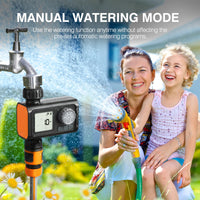 1 x RAW Customer Returns Kazeila Irrigation Computer, Timer Garden Irrigation Automatic Irrigation Manual Irrigation IPX5 Waterproof LCD Display Rain Delay Child Lock - RRP €20.23